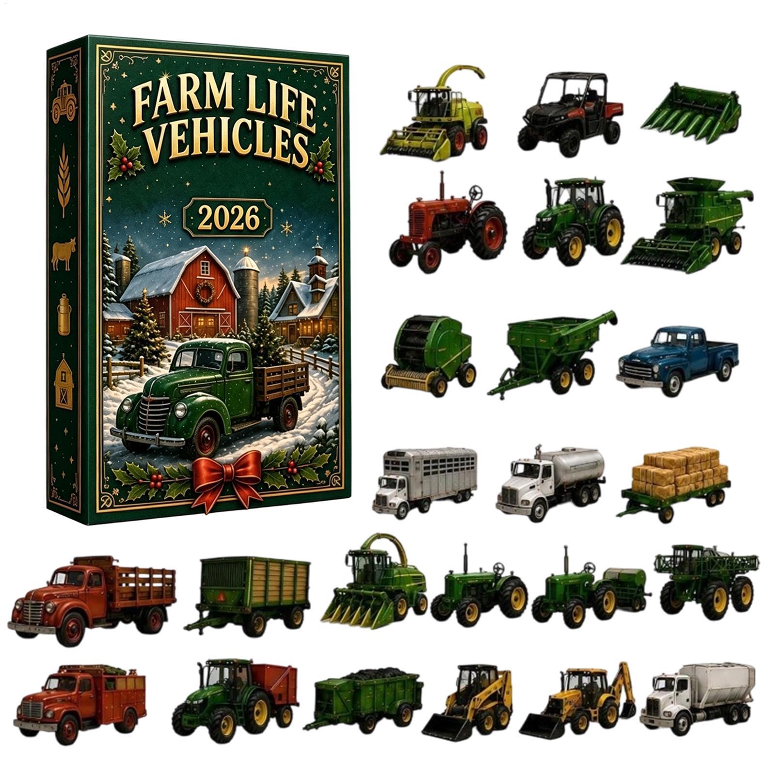 Agriculture Farming For Kids - Farm Life Vehicles 2026 Weihnachts-Adventskalender 24