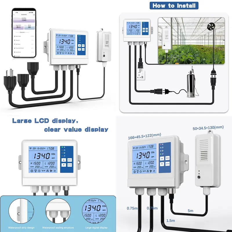 Agriculture Farming Vegetables - Intelligenter Klimacontroller WLAN Umweltcontroller für Obst-