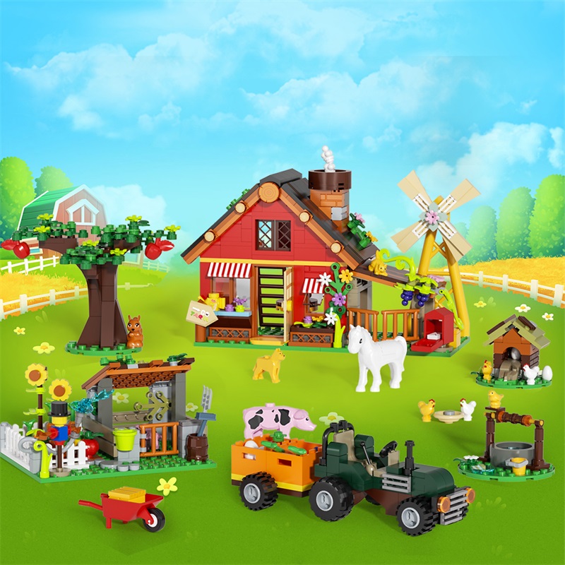 649PCS Kreative Windmühle Baue – Agriculture Farming For Kids Bewertung und Preis